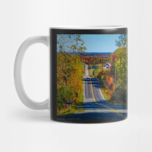 Country Road in Autumn Mug